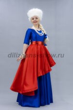 04583 Русский национальный костюм в цветах российского флага