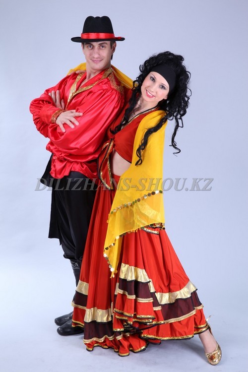 1874r — цыганские национальные костюмы | Дилижанс Шоу - прокат и аренда костюмов в Новосибирске.