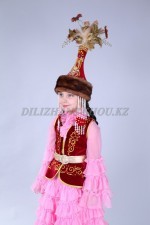 Казахский костюм для девочки. Саукеле