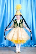 499. Казахский костюм для девочек (2)