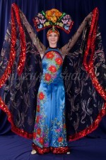 2172. Китайский костюм женский (Бабочка)