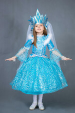 Зимушка-Зима в голубом. (корсет, юбка, корона - 1600 руб стоимость проката за сутки)
