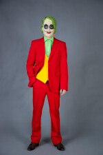 Джокер в красном (пиджак+брюки+жилет+рубашка 4800 р, маска 800 р )