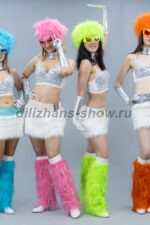 04689 Новогодние костюмы для женского музыкального коллектива