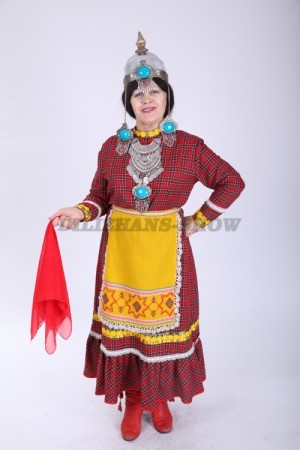 33632. Чувашский народный костюм женский