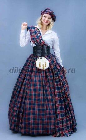 04348 Шотландский костюм женский
