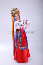 4255. Украинский народный костюм для девочки