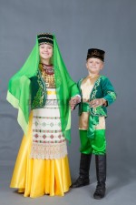 Татарские парные костюмы для мальчика и девочки