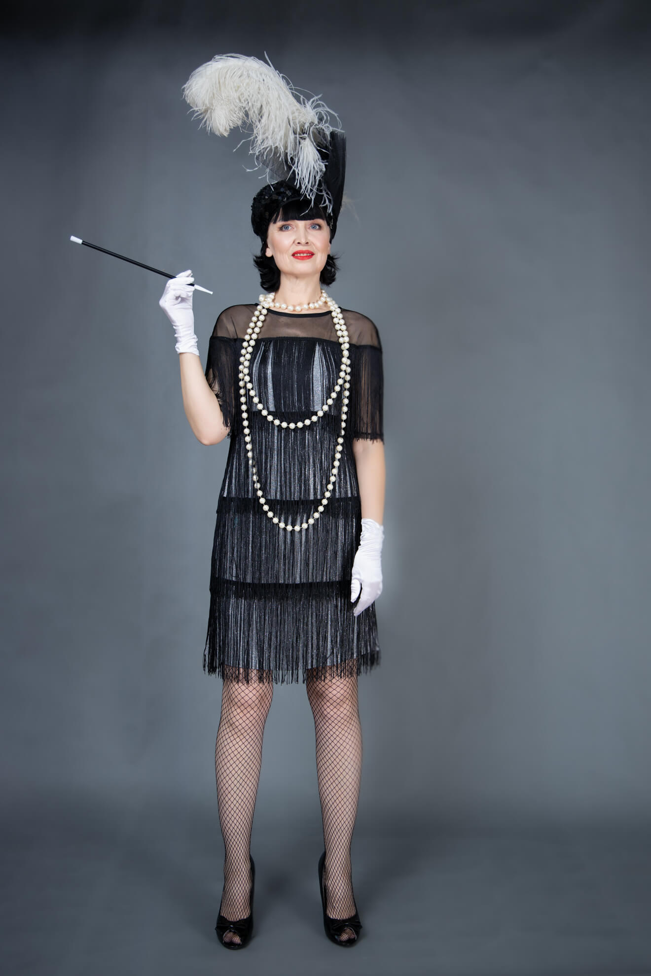 Платье в стиле Чикаго 30-х годов, флэппер
