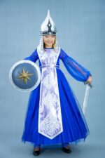 03750 Казахский национальный костюм серебро (3)