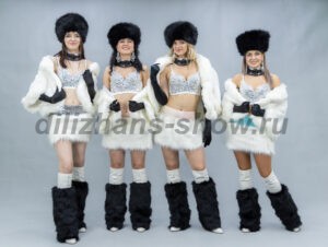 04649 Сценические костюмы из меха в стиле Джи Айдл