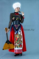 05048 Русский женский стилизованный костюм