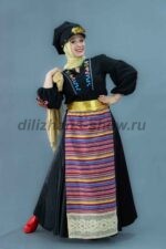 05053 Русский женский костюм