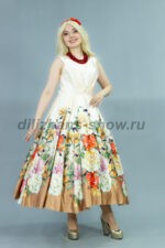 05379 Платье в стиле ретро