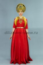 05296 Русский стилизованный женский костюм