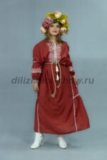05356 Славянский подростковый костюм