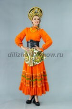 05475 Русский женский стилизованный костюм